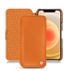 Apple iPhone 12 mini leather case - Orange ( Nappa - Pantone 1495U ) 