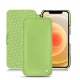 가죽 커버 Apple iPhone 12 mini - Vert olive ( Nappa - Pantone 578U ) 
