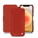 Apple iPhone 12 mini leather case - Papaye ( Pantone 180C ) 