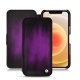 가죽 커버 Apple iPhone 12 mini - Violet Patine