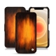 Capa em pele Apple iPhone 12 mini - Fauve Patine