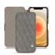 Custodia in pelle Apple iPhone 12 mini - Acier vintage - Couture