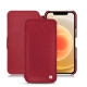 가죽 커버 Apple iPhone 12 mini - Rouge passion