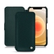 Apple iPhone 12 mini leather case - Vert séduisant