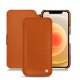 가죽 커버 Apple iPhone 12 mini - Orange vibrant