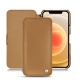 Apple iPhone 12 mini leather case - Beige Veggie