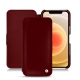 Housse cuir Apple iPhone 12 mini - Rouge Veggie