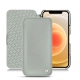 Capa em pele Apple iPhone 12 - Gris ( Nappa - Pantone W428C ) 