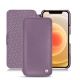 Capa em pele Apple iPhone 12 - Lilas ( Nappa - Pantone 2645U ) 