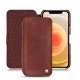 Housse cuir Apple iPhone 12 - Passion vintage ( Glutton - Red ) 