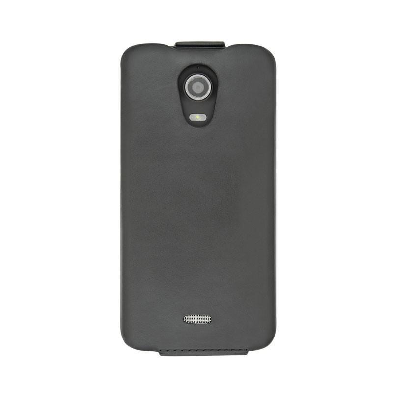 Housse cuir Wiko Wax 