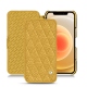 Apple iPhone 12 leather case - Mimosa - Couture ( Pantone 141C ) 