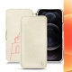 Custodia in pelle Apple iPhone 12 - Blanc escumo