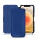 Custodia in pelle Apple iPhone 12 - Bleu Océan PU