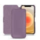 レザーケース Apple iPhone 12 - Lilas PU