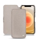 Funda de piel Apple iPhone 12 - Taupe innocent