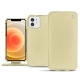 Custodia in pelle Apple iPhone 12 mini - Beige ( Nappa - Pantone 7502C ) 