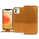 Housse cuir Apple iPhone 12 - Or Maïa ( Pantone 871C ) 