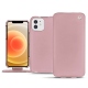 Custodia in pelle Apple iPhone 12 - Rose ( Nappa - Pantone 2365C ) 