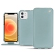 レザーケース Apple iPhone 12 - Bleu ciel ( Nappa - Pantone 277C ) 