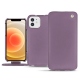 Custodia in pelle Apple iPhone 12 - Lilas ( Nappa - Pantone 2645U ) 