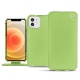 Lederschutzhülle Apple iPhone 12 - Vert olive ( Nappa - Pantone 578U ) 