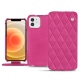 レザーケース Apple iPhone 12 - Rose BB - Couture