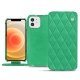 Funda de piel Apple iPhone 12 - Menthe vintage - Couture