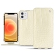 Capa em pele Apple iPhone 12 - Crocodile milk