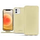 レザーケース Apple iPhone 12 - Beige PU