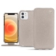 Capa em pele Apple iPhone 12 - Taupe innocent