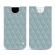 Funda de piel Apple iPhone 12 mini - Bleu ciel - Couture ( Nappa - Pantone 277C ) 