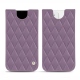 Lederschutzhülle Apple iPhone 12 mini - Lilas - Couture ( Nappa - Pantone 2645U ) 
