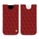 Apple iPhone 12 mini leather pouch - Tomate - Couture ( Pantone 187C ) 