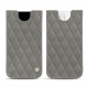 Funda de piel Apple iPhone 12 mini - Acier vintage - Couture