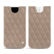 Capa em pele Apple iPhone 12 mini - Taupe vintage - Couture
