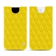 Funda de piel Apple iPhone 12 mini - Jaune fluo - Couture