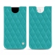 Funda de piel Apple iPhone 12 mini - Bleu fluo - Couture