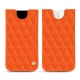 Funda de piel Apple iPhone 12 mini - Orange fluo - Couture