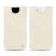 Apple iPhone 12 mini leather pouch - Blanc escumo
