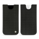 Apple iPhone 12 mini leather pouch - Abaca nero