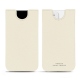 가죽 커버 Apple iPhone 12 mini - Blanc PU