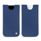 Pochette cuir Apple iPhone 12 mini - Bleu frisson