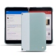 Lederschutzhülle Microsoft Surface Duo - Bleu ciel ( Nappa - Pantone 277C ) 