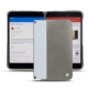 レザーケース Microsoft Surface Duo - Acier vintage ( Pantone 403C ) 