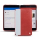 レザーケース Microsoft Surface Duo - Cerise vintage ( Pantone 185C ) 
