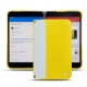 Coque cuir Microsoft Surface Duo - Jaune fluo