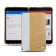 Custodia in pelle Microsoft Surface Duo - Serpent sabbia