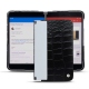 レザーケース Microsoft Surface Duo - Crocodile nero