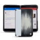 Funda de piel Microsoft Surface Duo - Gris Patine